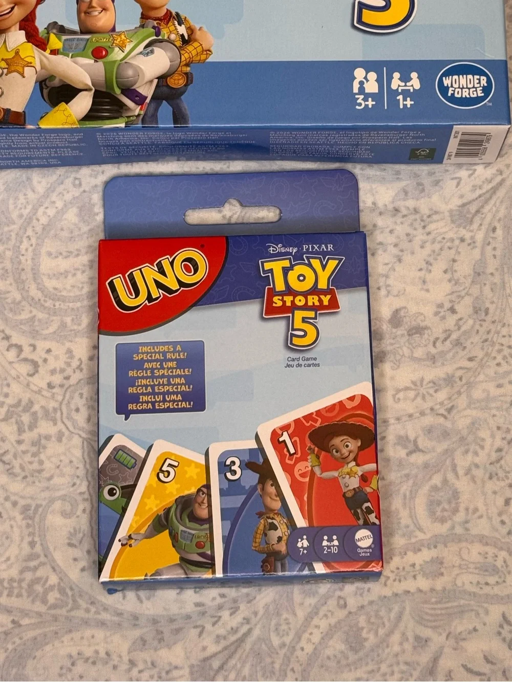 Toy Story 5 Matching Game & UNO Card Game Set